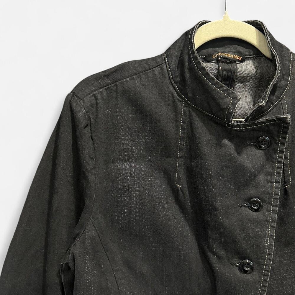 Y2K Casagrande Cotton Jacket Large 90s Minimalist French Utility Style - Picture 6 of 12